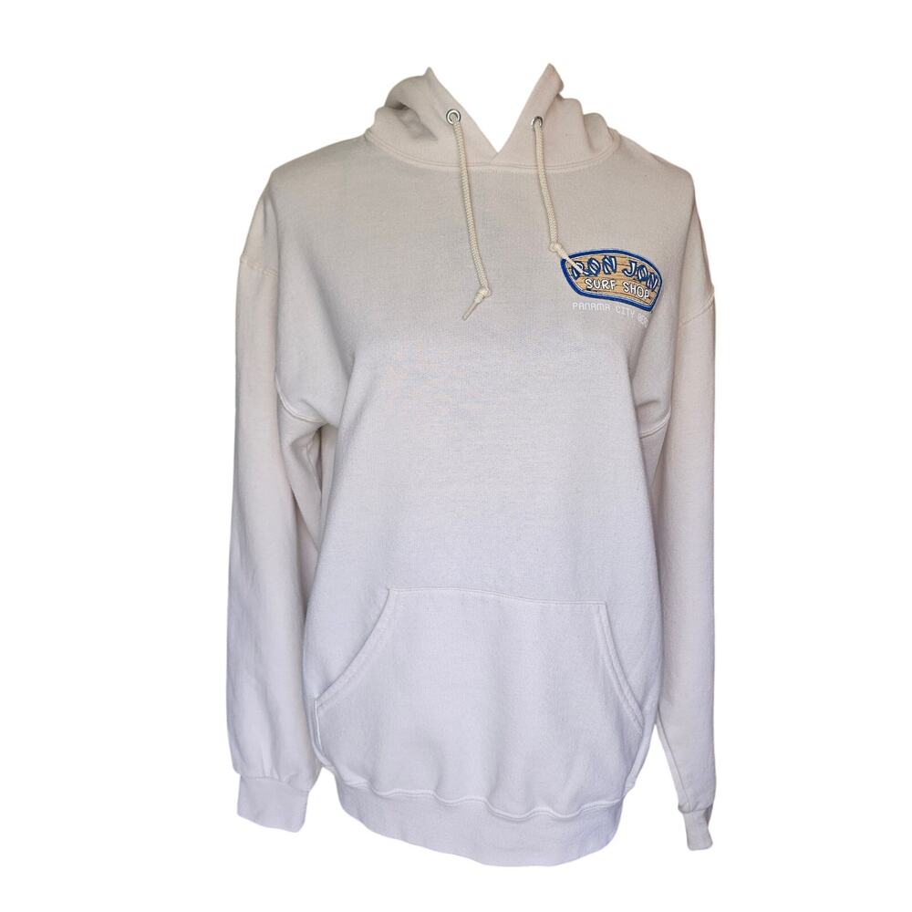 Ron Jon Surf Shop Panama City Beige Coastal Hoodie Size Medium - Picture 2 of 9
